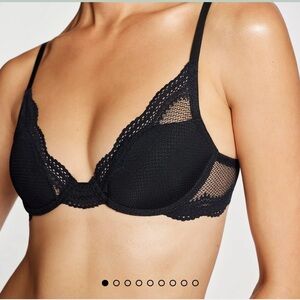 Elegant Black Lace Bra